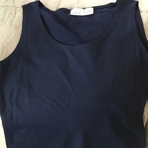 Dark Blue Tank Top